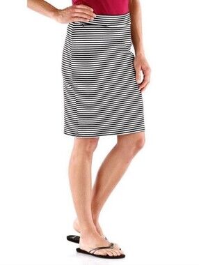Toad&Co Paseo Skirt pull-on pencil skirt Sz Medium